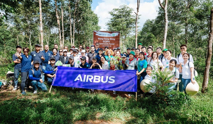 Tập đoàn Airbus triển khai Dự án Rừng Cộng đồng tại Việt Nam