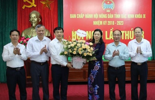 Bà Nguyễn Thị Lệ Tuyết được bầu giữ chức Chủ tịch Hội Nông dân tỉnh Bắc Ninh