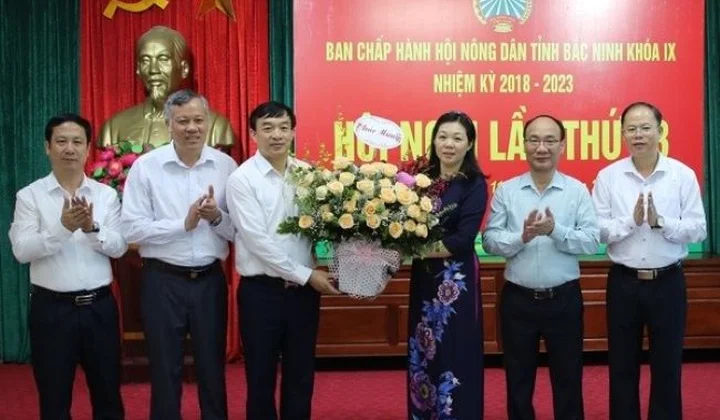 Bà Nguyễn Thị Lệ Tuyết được bầu giữ chức Chủ tịch Hội Nông dân tỉnh Bắc Ninh