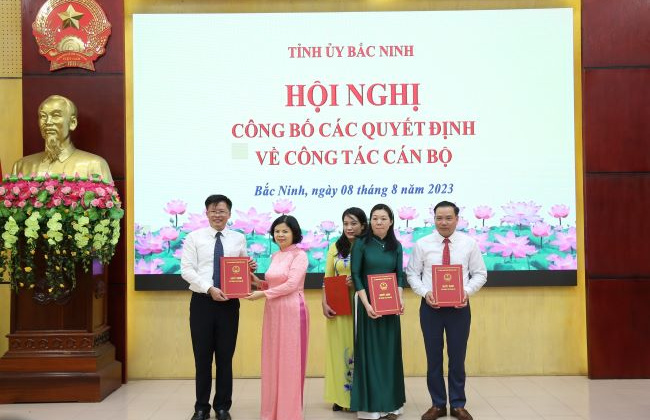 Bắc Ninh công bố quyết định bổ nhiệm Giám đốc Sở Thông tin và Truyền thông