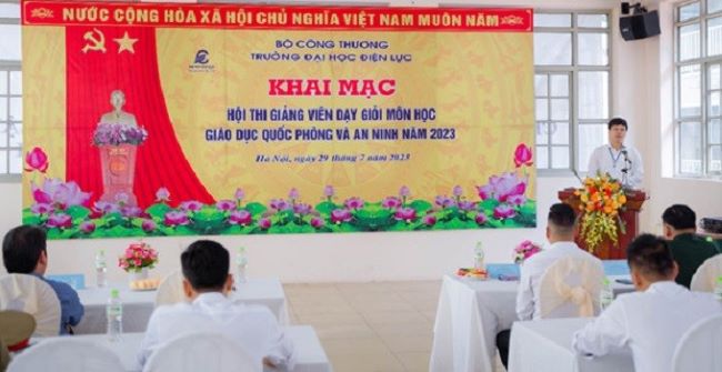 Trường Đại học Điện lực sôi nổi với Hội thi giảng viên dạy giỏi