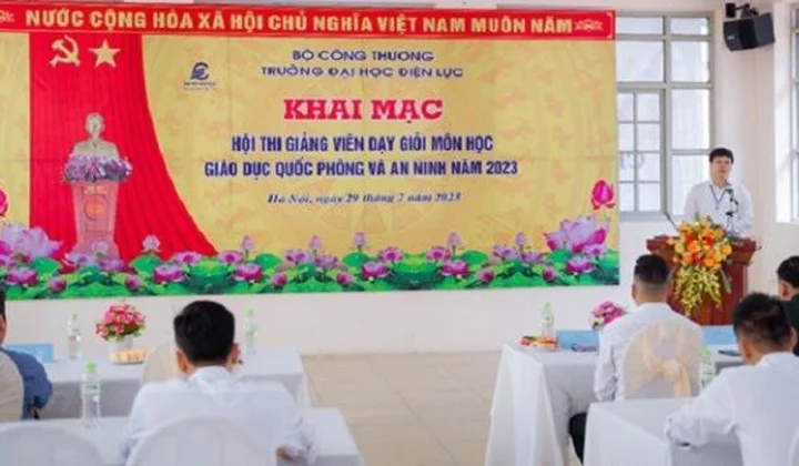 Trường Đại học Điện lực sôi nổi với Hội thi giảng viên dạy giỏi