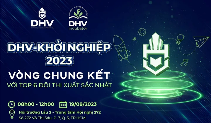 Vòng chung kết cuộc thi “DHV – Khởi nghiệp 2023”: Hướng đến chuyển đổi số và đổi mới sáng tạo