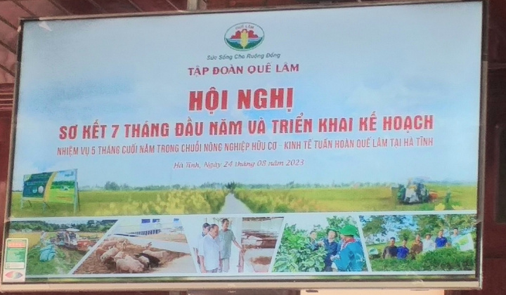 Tập đoàn Quế Lâm sản xuất nông nghiệp công nghệ cao ở Hà Tĩnh