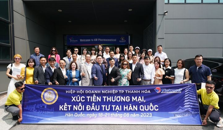 Tiếp cận công nghệ, hợp tác đầu tư giữa Hiệp hội Doanh nghiệp TP Thanh Hóa và doanh nghiệp Hàn Quốc