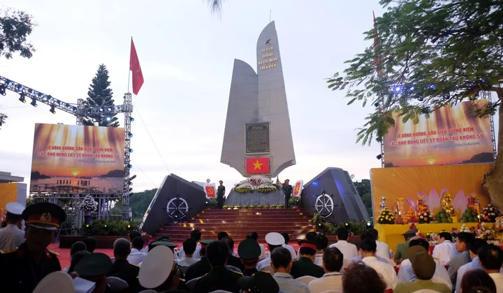Lễ tri ân các Anh hùng liệt sỹ đường Hồ Chí Minh trên biển