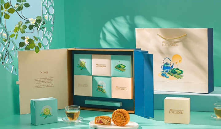 Vietnam Airlines phục vụ bánh Trung thu trên các chuyến bay