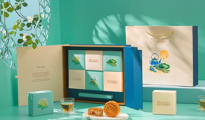 Vietnam Airlines phục vụ bánh Trung thu trên các chuyến bay
