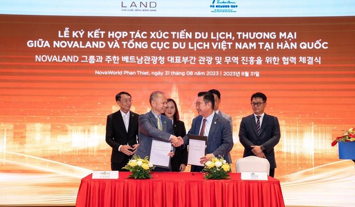 Đẩy mạnh xúc tiến du lịch – thương mại, Novaland Group ký kết hợp tác với các hiệp hội, doanh nghiệp Hàn Quốc