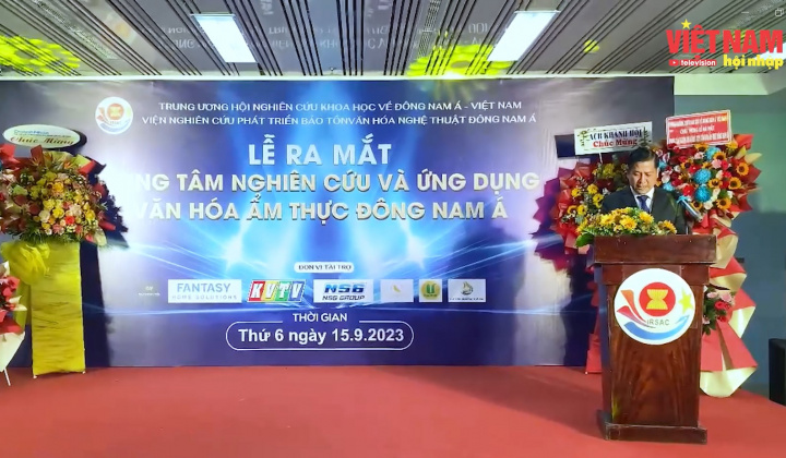 Ra mắt Trung tâm Nghiên cứu và Ứng dụng văn hóa ẩm thực Đông Nam Á