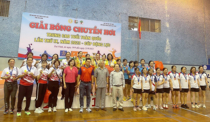 Giải bóng chuyền hơi trung, cao tuổi khu vực phía Nam, tranh cúp Động Lực năm 2023