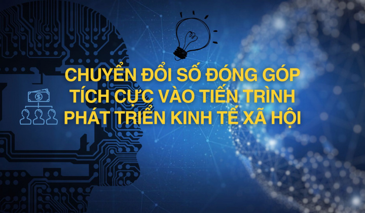 Chuyển đổi số đóng góp tích cực vào tiến trình phát triển kinh tế xã hội