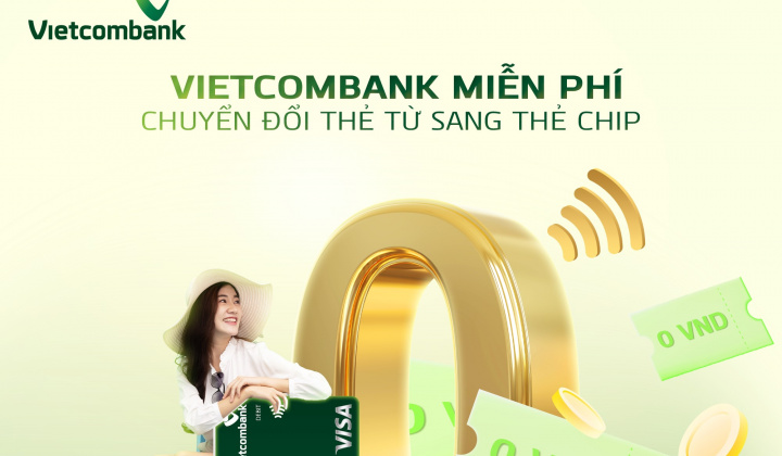Lợi ích của thẻ Vietcombank công nghệ chip Contactless