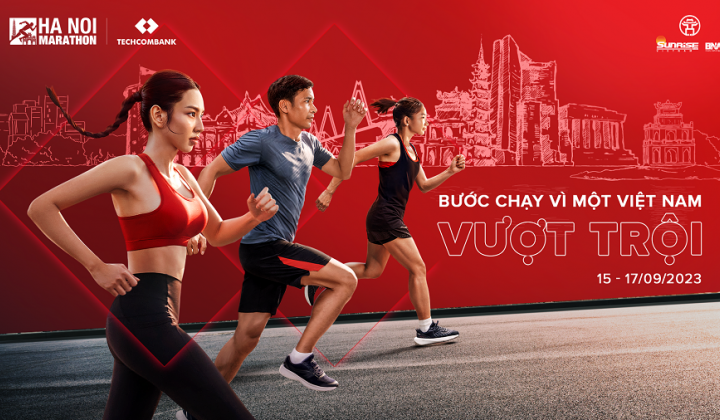 Giải chạy Hà Nội Marathon Techcombank lan tỏa tinh thần "Bước chạy vì một Việt Nam vượt trội"