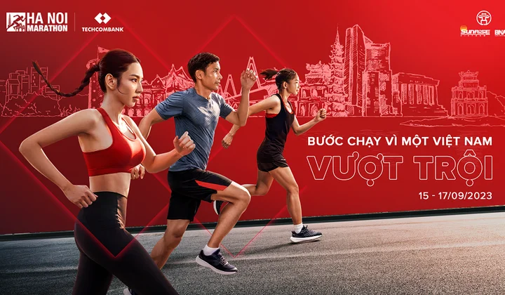 Giải chạy Hà Nội Marathon Techcombank lan tỏa tinh thần "Bước chạy vì một Việt Nam vượt trội"