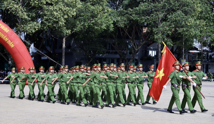 Đắk Lắk: Khai mạc Bảng 6 Hội thi điều lệnh, bắn súng, võ thuật CAND