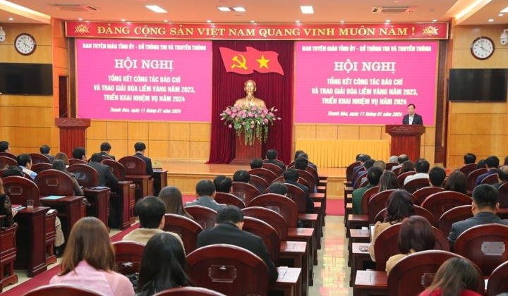 Thanh Hóa tổng kết công tác báo chí và triển khai nhiệm vụ trọng tâm năm 2024