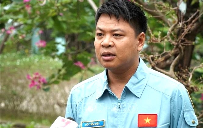 Bộ trưởng Quốc phòng gửi thư khen Thiếu tá Đỗ Tiến Đức mưu trí, dũng cảm