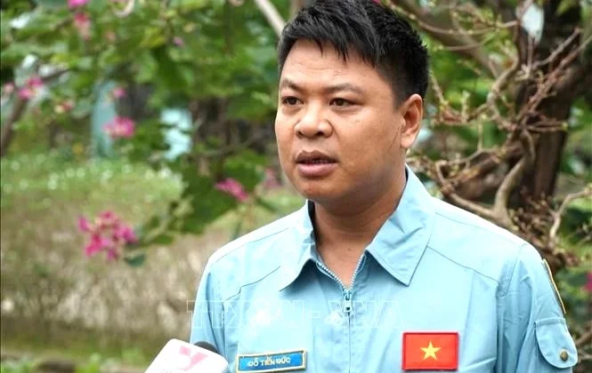 Bộ trưởng Quốc phòng gửi thư khen Thiếu tá Đỗ Tiến Đức mưu trí, dũng cảm