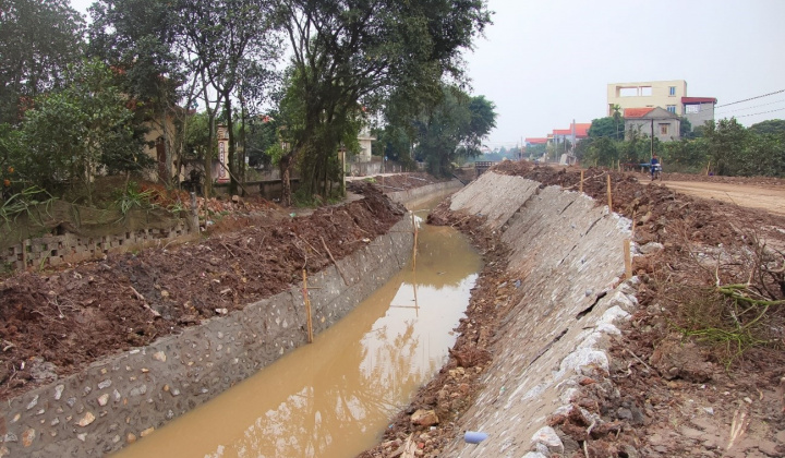 Cải tạo, kè mái sông S6-1,Hưng Yên: Hoàn thành giải ngân 100% kế hoạch vốn 2023