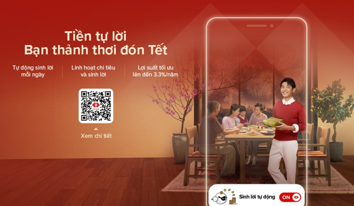 Techcombank ra mắt tính năng mới: Bật để “tiền tự sinh lời”