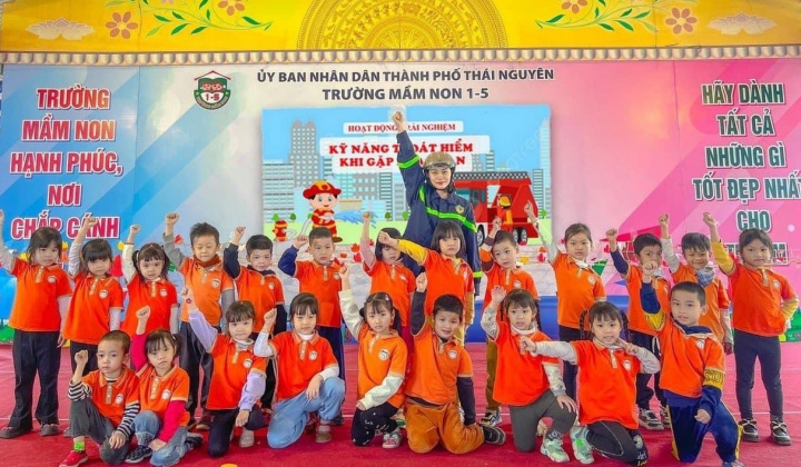 Trường Mầm Non 1-5 Thái Nguyên: Không ngừng đổi mới, xây dựng môi trường học tập tốt nhất cho trẻ