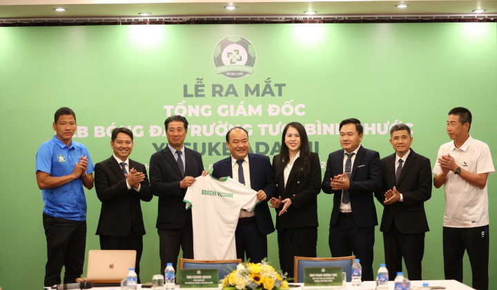 CLB Bóng đá Trường Tươi Bình Phước ra mắt tân Tổng Giám đốc điều hành người Nhật Bản