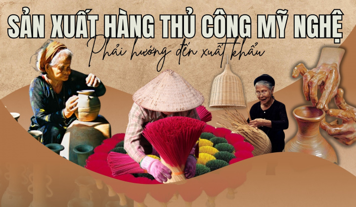 Sản xuất hàng thủ công mỹ nghệ phải hướng đến xuất khẩu