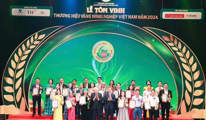 Vinh danh 88 Thương hiệu Vàng nông nghiệp Việt Nam năm 2024