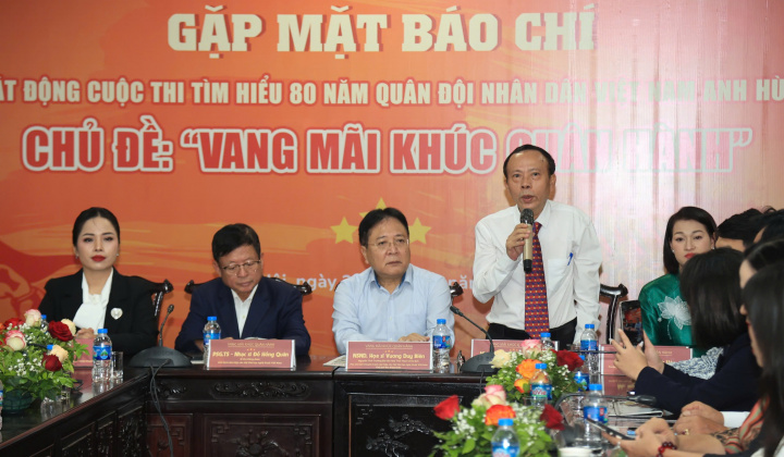 Phát động cuộc thi “Tìm hiểu 80 năm truyền thống vẻ vang của QĐND Việt Nam anh hùng” với chủ đề “Vang mãi khúc quân hành”