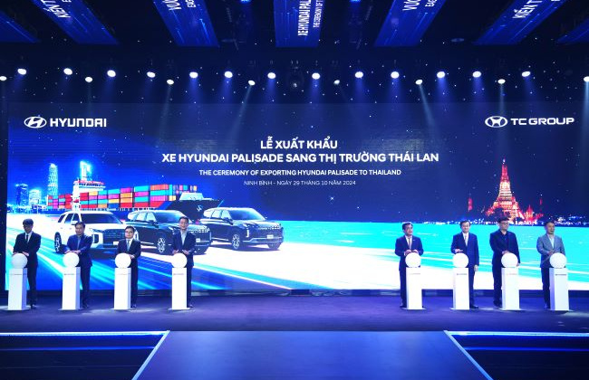 Hyundai Thành Công xuất khẩu xe sang Thái Lan