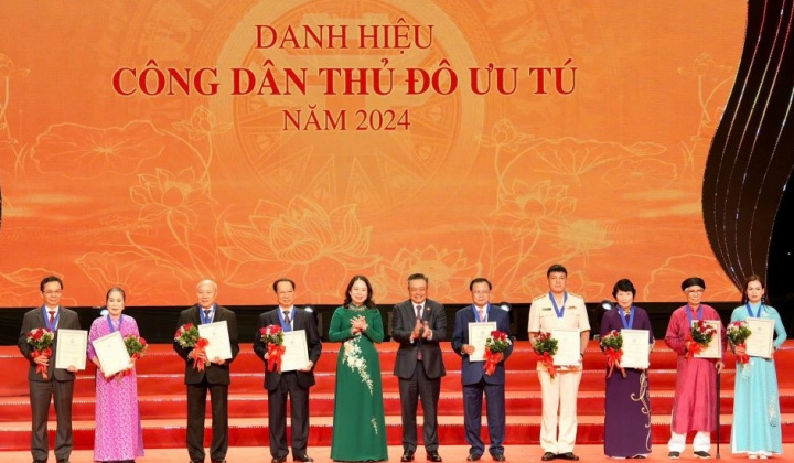 Hà Nội vinh danh 10 Công dân Thủ đô ưu tú 2024