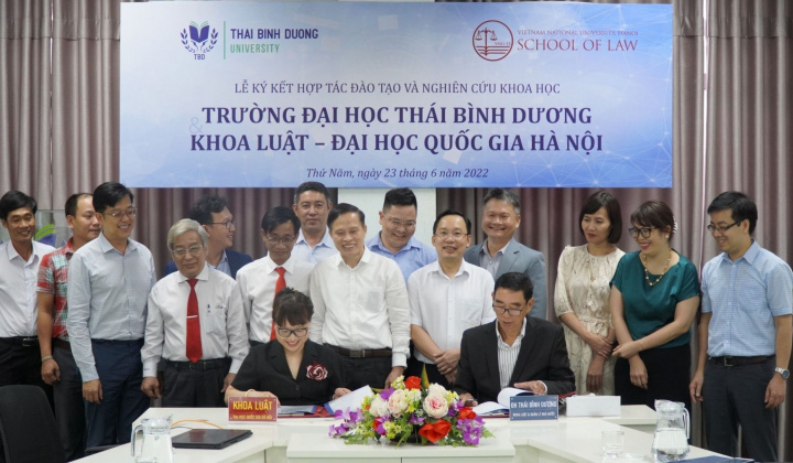 Đại học Thái Bình Dương hợp tác với Khoa Luật - ĐHQG Hà Nội đào tạo và nghiên cứu khoa học