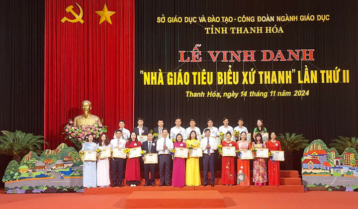 Thanh Hóa: Vinh danh “Nhà giáo tiêu biểu xứ Thanh” năm 2024