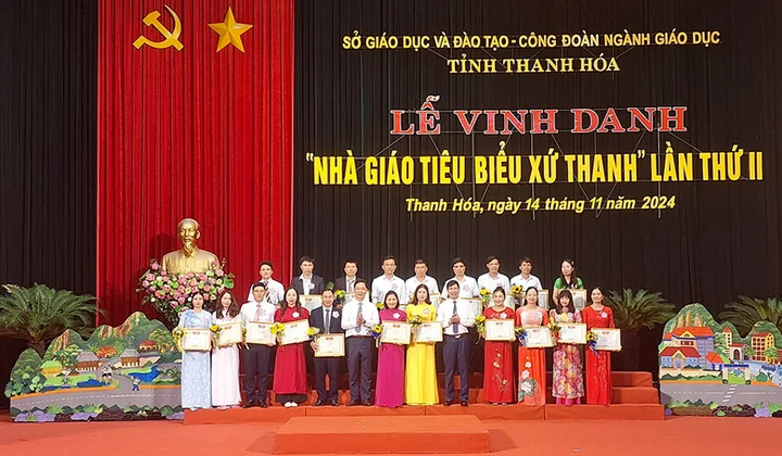 Thanh Hóa: Vinh danh “Nhà giáo tiêu biểu xứ Thanh” năm 2024