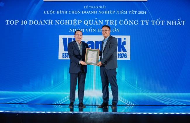 Vinamilk đạt giải cao nhất về các phát triển bền vững và quản trị