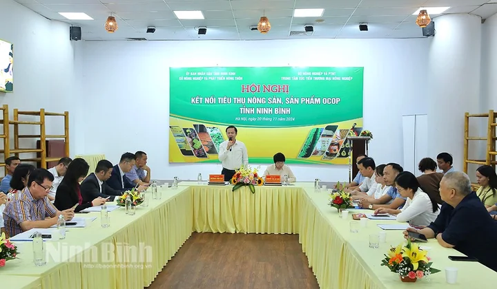 Hội nghị kết nối tiêu thụ nông sản và sản phẩm OCOP tỉnh Ninh Bình