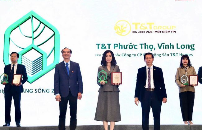 Dự án Khu dân cư Phước Thọ của T&T Group được vinh danh Dự án đáng sống 2024