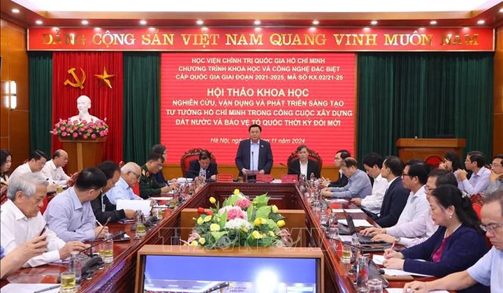 Nghiên cứu, vận dụng sáng tạo tư tưởng Hồ Chí Minh trong xây dựng đất nước