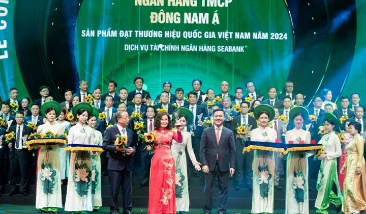 SeABank khẳng định vị thế 3 lần liên tiếp được vinh danh Thương hiệu Quốc gia, 16 năm là Thương hiệu mạnh Việt Nam