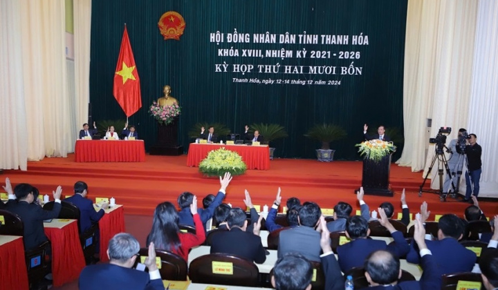 Thanh Hóa: Bế mạc Kỳ họp thứ 24, HĐND tỉnh khóa XVIII thông qua 38 Nghị quyết