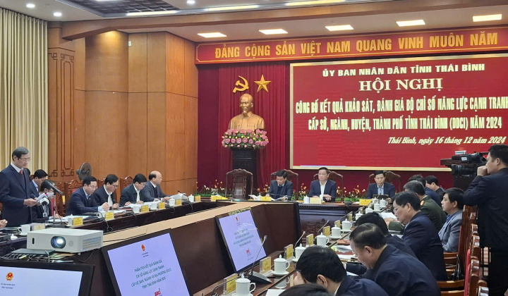Thái Bình công bố Bộ chỉ số DDCI năm 2024