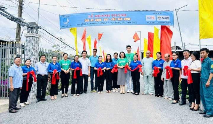 Cần Thơ: Tổ xây dựng cầu đường thiện nguyện chung tay vì cộng đồng