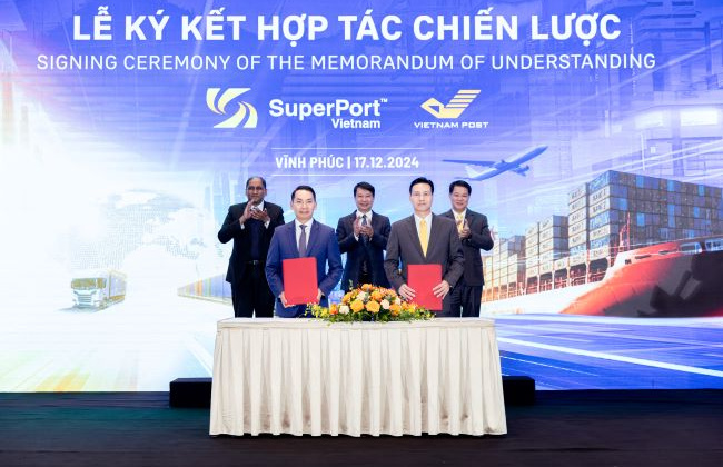 Việt Nam SuperPort™ và Bưu điện Việt Nam hợp tác trong lĩnh vực logistics số, thúc đẩy tăng trưởng các doanh nghiệp vừa và nhỏ