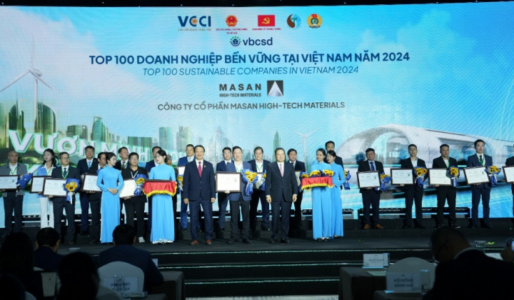 Masan High-Tech Materials 7 năm liên tiếp được công nhận là ‘Doanh nghiệp Bền vững’