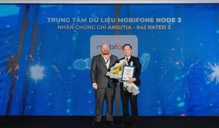 Trung tâm dữ liệu MobiFone Node 3 vinh dự nhận chứng chỉ ANSI/TIA-942 Rated 3