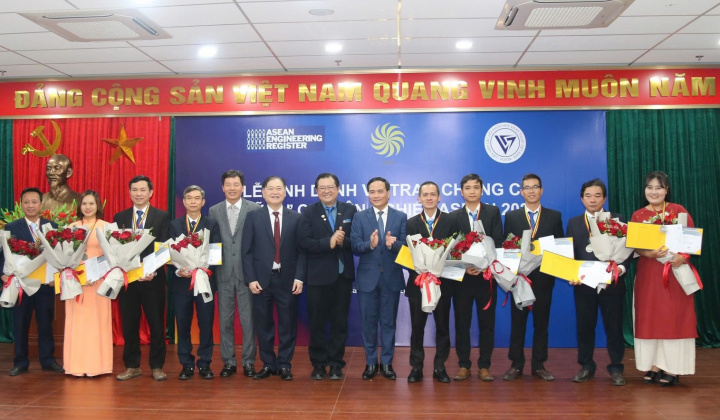 Việt Nam có 77 kỹ sư được công nhận là kỹ sư chuyên nghiệp ASEAN năm 2024