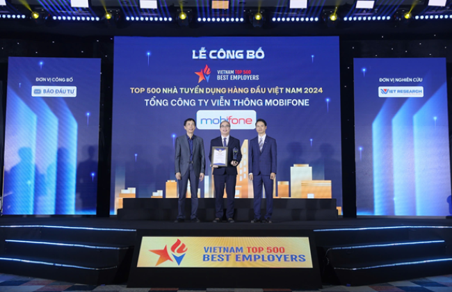 MobiFone “đại thắng” tại lễ công bố và vinh danh top 500 doanh nghiệp tạo giá trị hàng đầu Việt Nam 2024
