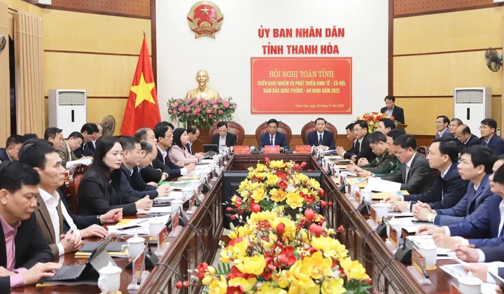 Thanh Hóa: Phấn đấu hoàn thành thắng lợi các mục tiêu, chỉ tiêu năm 2025