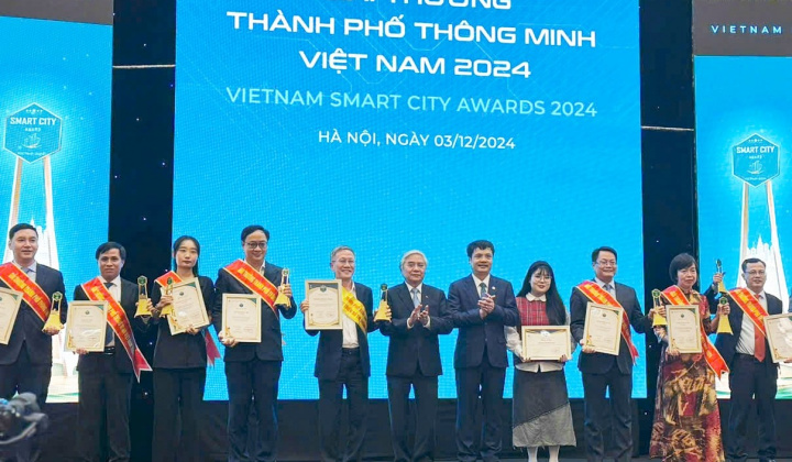 Đà Nẵng tiếp tục dẫn đầu ở Giải thưởng Thành phố thông minh Việt Nam 2024